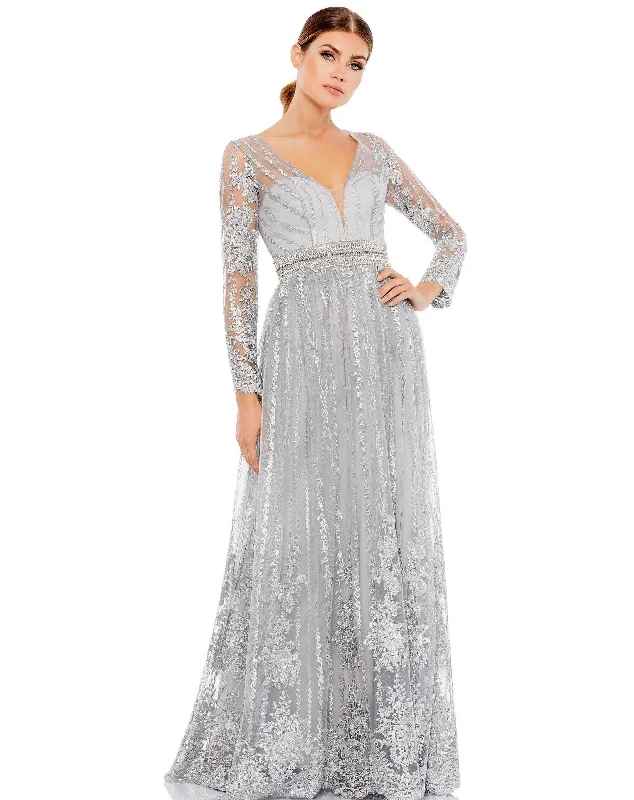 TightlinkMac Duggal Formal Long Sleeve Evening Dress Sale