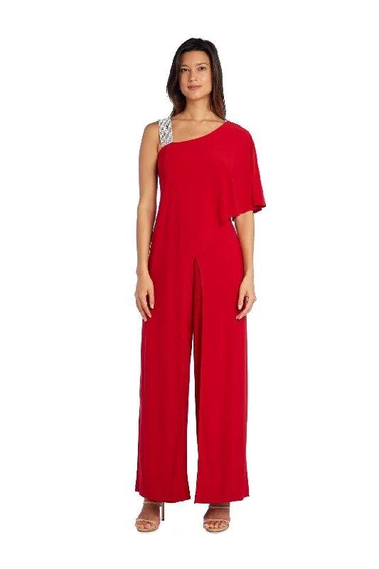 TightcontrolR&M Richards 3420 Asymmetric Jumpsuit With Overlay