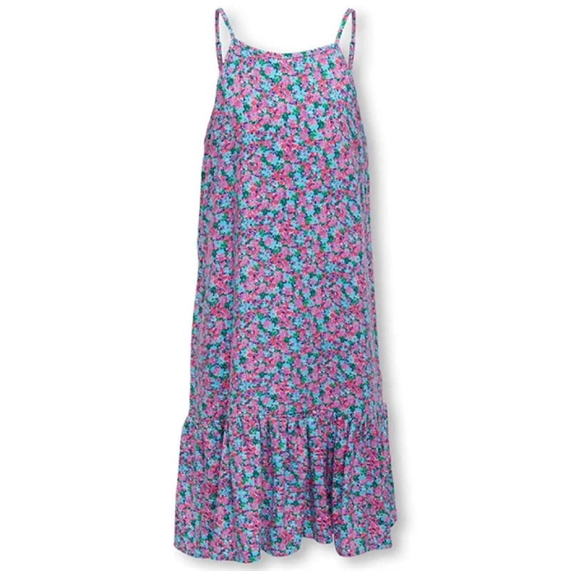 Formal DressKids ONLY Cyan Blue Luca Nova Life Strap Rio Dress AOP