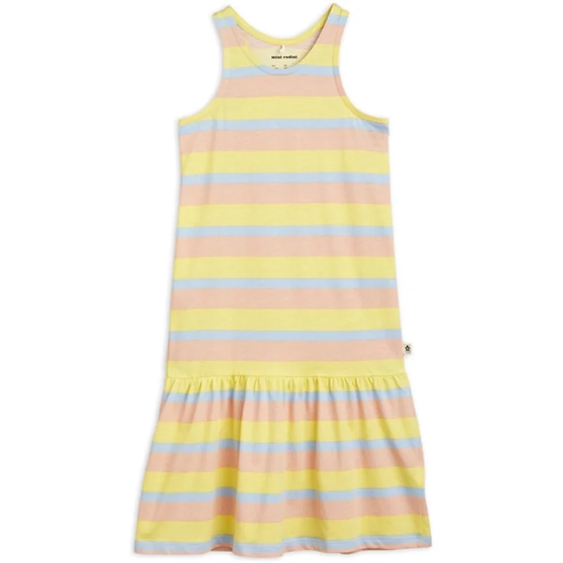 Hiking DressMini Rodini Pastel Stripe Tank Dress Multi