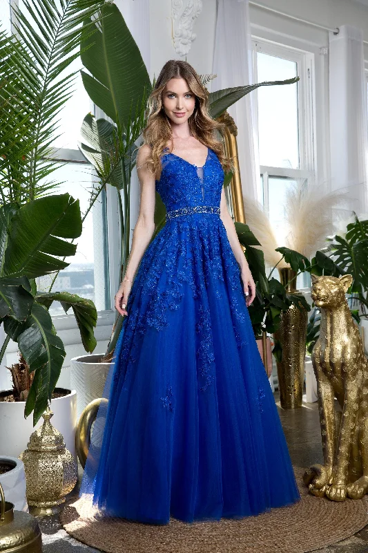 TightensembleLong Formal Sleeveless Prom Ball Gown