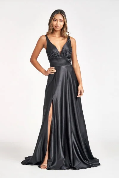 TightframeLong Formal Sleeveless Satin Prom Dress