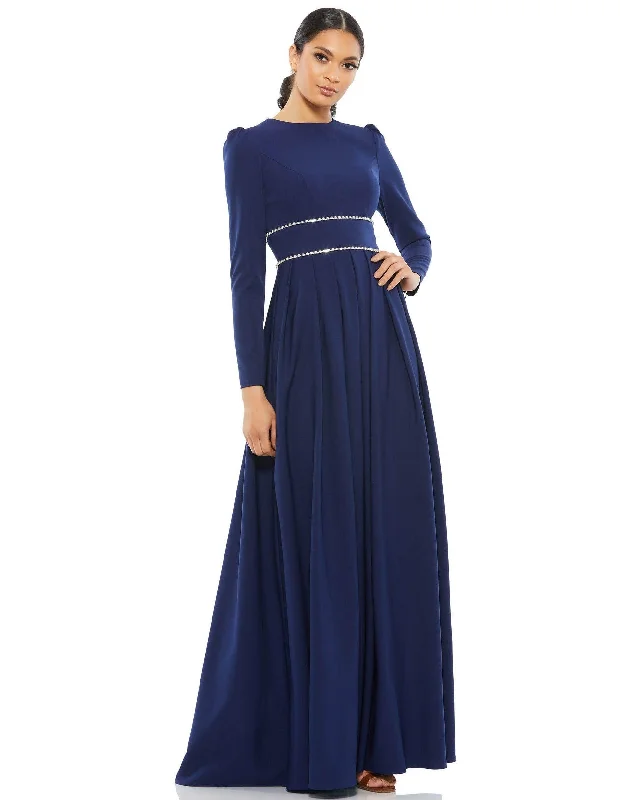 TightsockMac Duggal 55705 Long Sleeve Formal Evening Dress