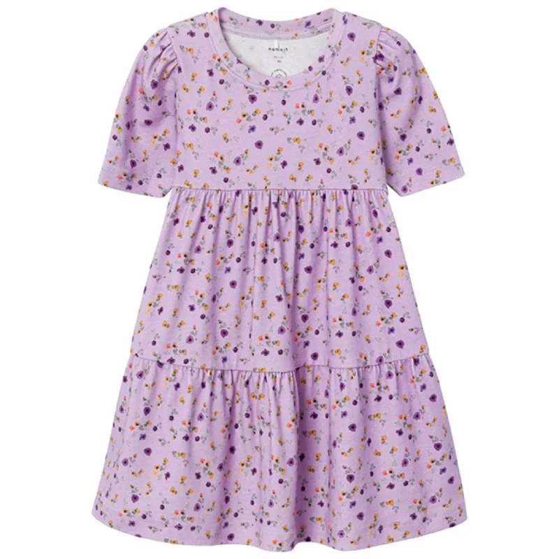 Polka-dot DressName it Orchid Bloom Janet Dress