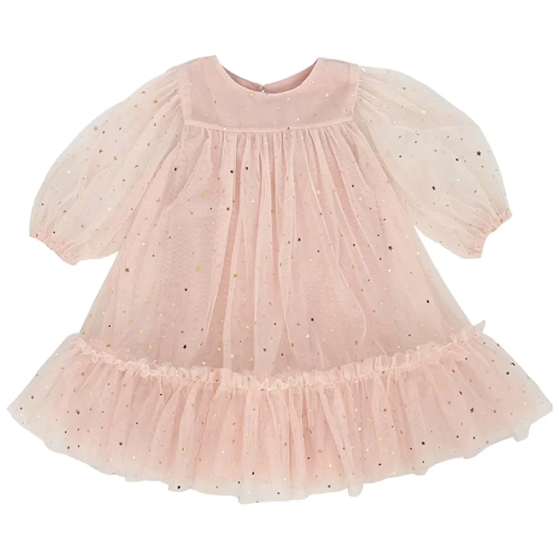 Kimono DressDolly by Le Petit Tom Empress Tulle Dress Ballet Pink