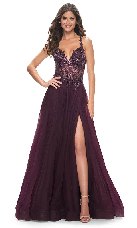 TighthugLa Femme 31471 - Beaded A-Line Prom Dress