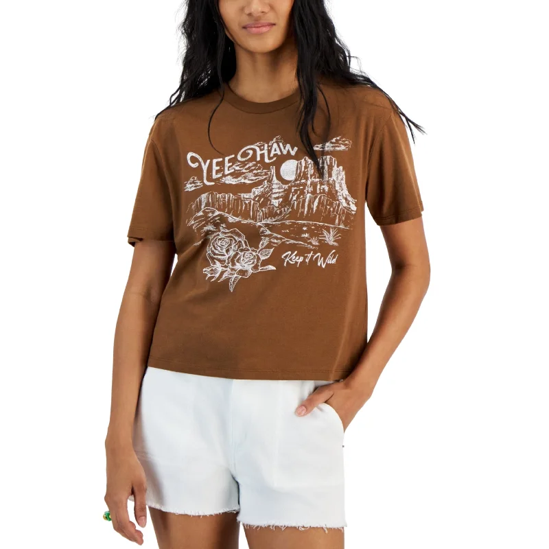 CroptopbrandREBELLIOUS ONE - Yee Haw Desert Cropped T-Shirt