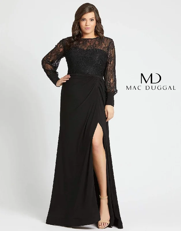 TighthuddleMac Duggal 67143 Fabulouss Long Plus Size Formal Prom Dress