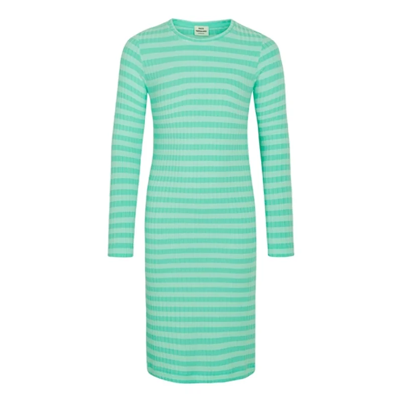 Ball GownMads Nørgaard 5x5 Stripe Dubina Dress Stripe/Cabbage