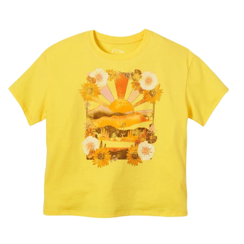 CroptopfinishART CLASS - Kids - Boxy Cropped Graphic T-Shirt