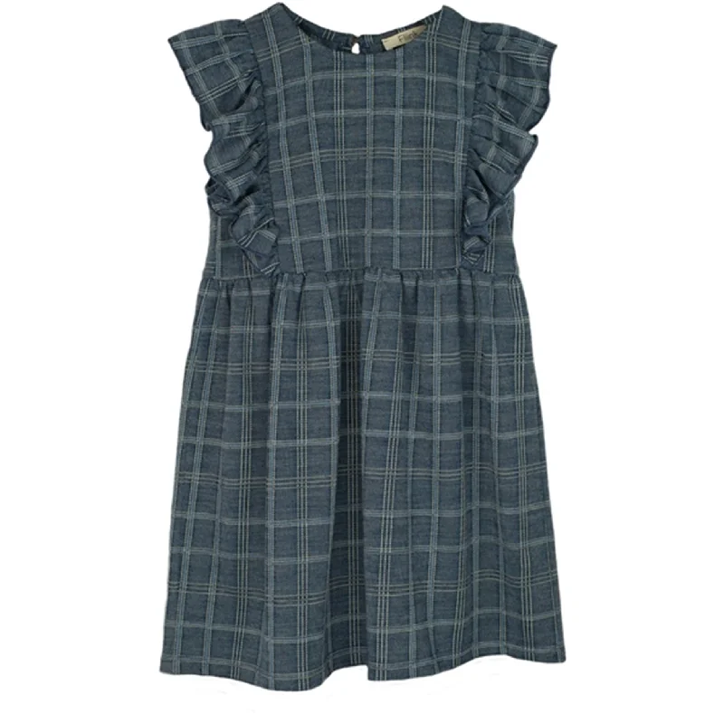 T-shirt DressFliink Navy Miro Ruffle Dress