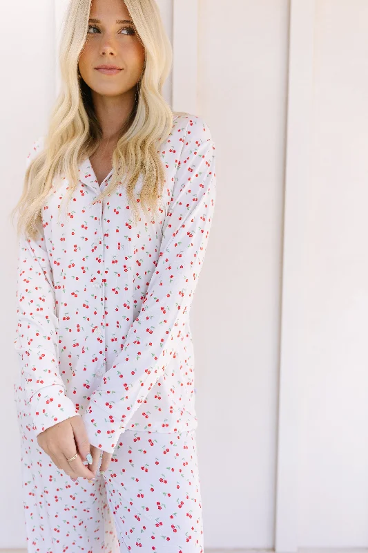 cherry on top / pajama set