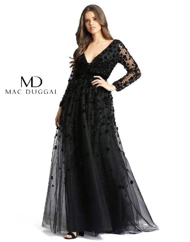 TightoffenseMac Duggal Mother of the Bride Long Dress Sale