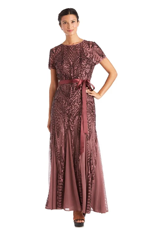 TightholdR&M Richards 7285 Long Mother Of The Bride Dress