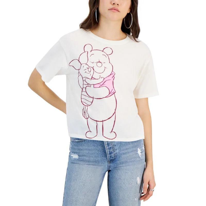 CroptopcustomDISNEY - Winnie the Pooh Love Graphic Crop T-Shirt