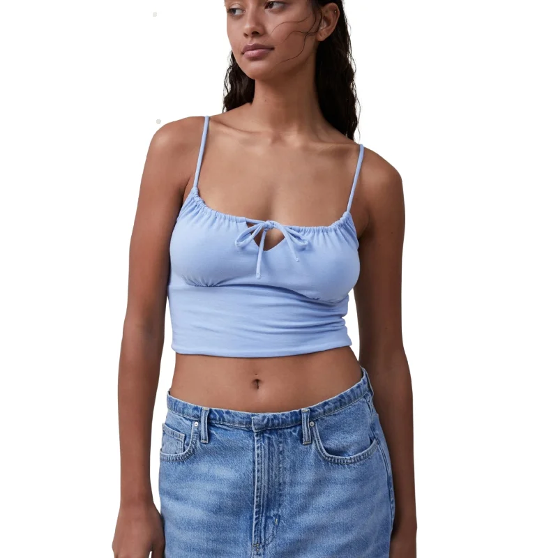 CroptopvrCOTTON ON - Solid Cotton Crop Top