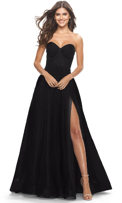 TightrhythmLa Femme 31205SC - Strapless A-Line Prom Dress