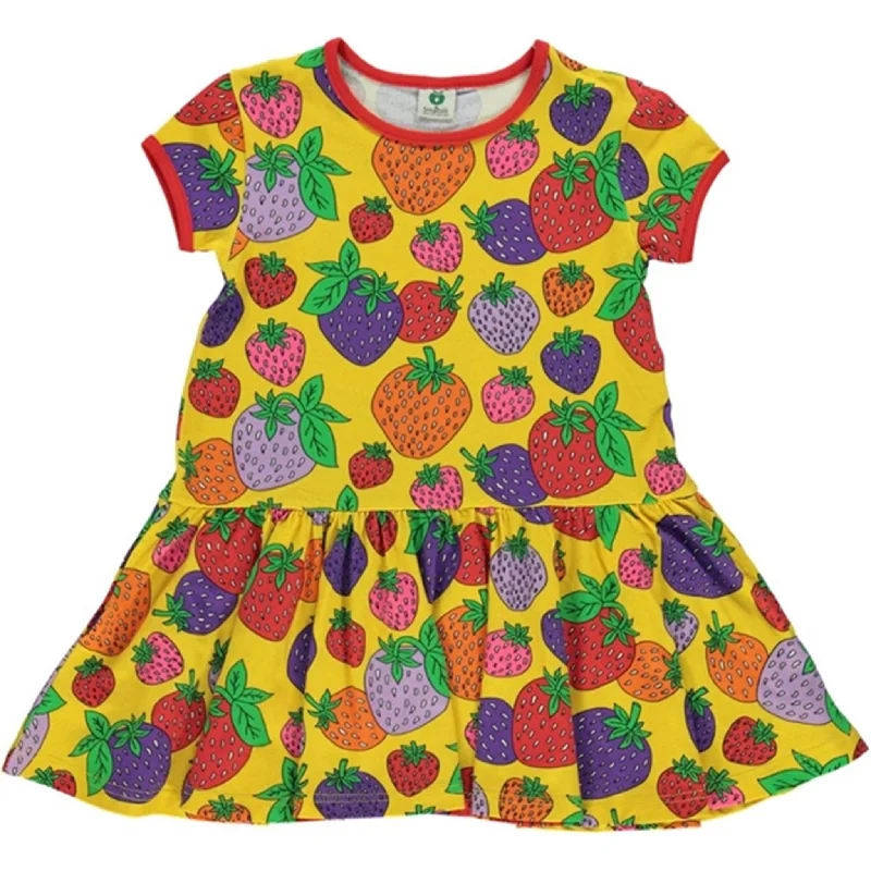 High-low DressSmåfolk Yellow Strawberry Dress