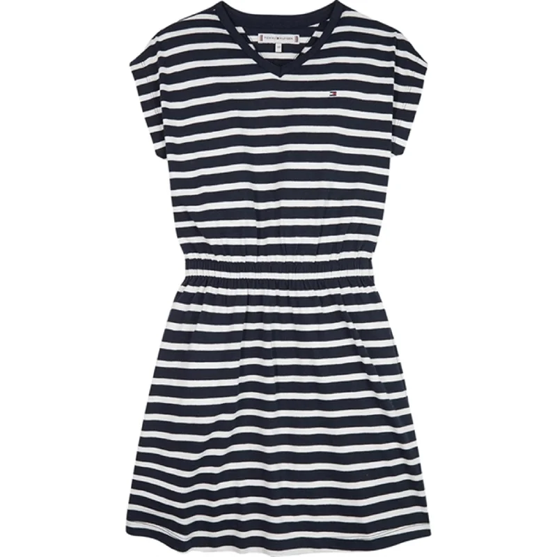 Fit-and-Flare DressTommy Hilfiger Breton Stripe Dress Desert Sky Stripe