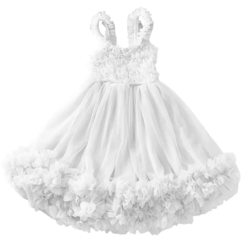 Dirndl DressDolly By Le Petit Tom Petti Dress Off-White