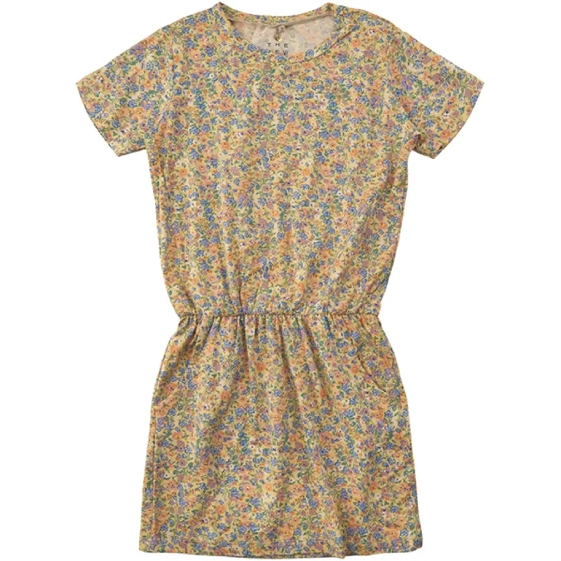 Velvet DressTHE NEW Flower AOP Fry Dress