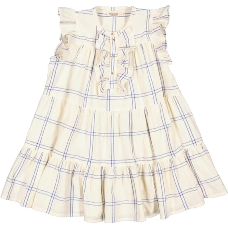 Prom DressMarMar Blue Check Dasha Dress