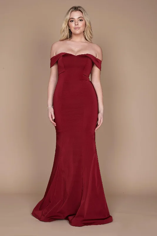 TightpantLong Formal Burgundy Mermaid Evening Dress