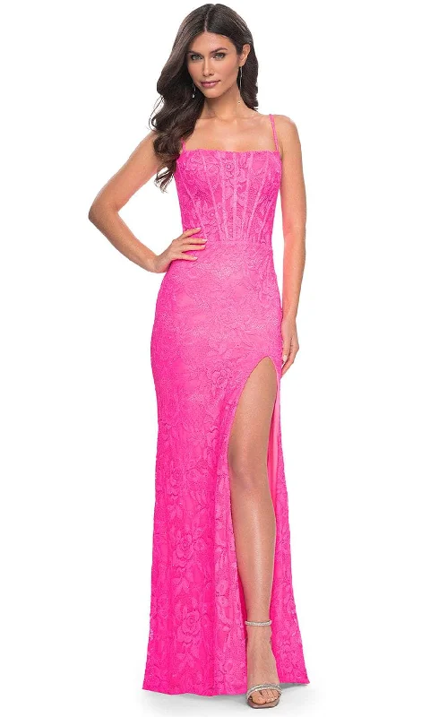 TightnetworkLa Femme 32423 - Lace Corset Prom Dress