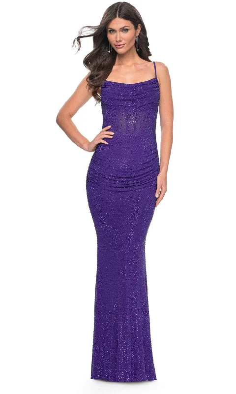 TightwrapLa Femme 31932 - Beaded Sheath Prom Dress