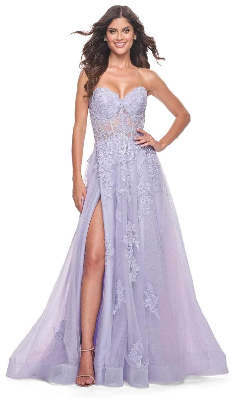 TightgloveLa Femme 32145 - Lace Corset Prom Dress