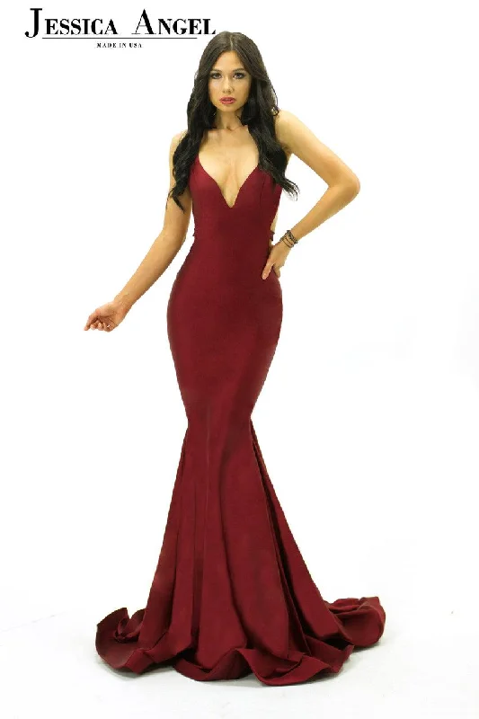 TightlyJessica Angel Sleeveless Long Formal Gown 737