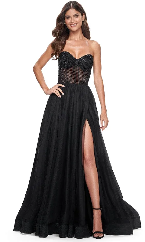 TightsyncLa Femme 32216 - Strapless A-Line Prom Dress