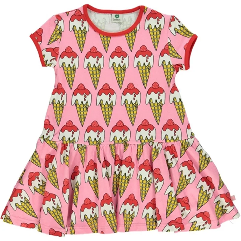 One-shoulder DressSmåfolk Sea Pink Ice Cream Cone Dress