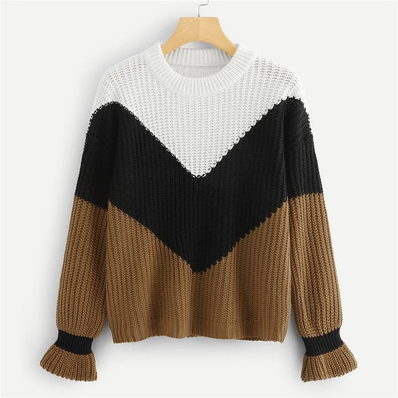 Polyester Knit TopsSIMPLE & SWEET SWEATER