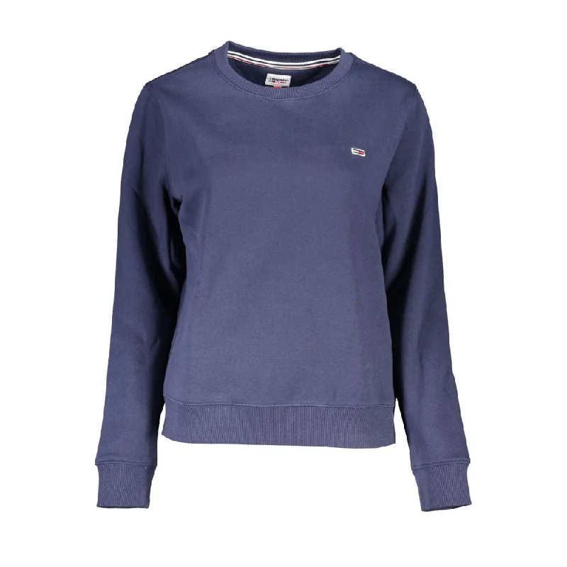 Festival Knit TopsTommy Hilfiger Blue Cotton Women Sweater