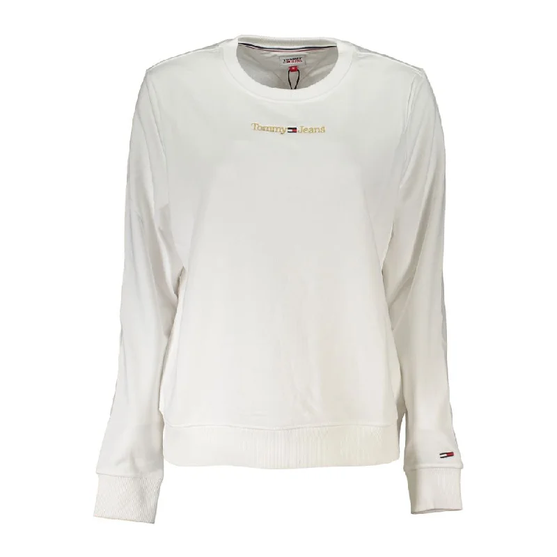 Limited Edition Knit TopsTommy Hilfiger White Cotton Women's Sweater