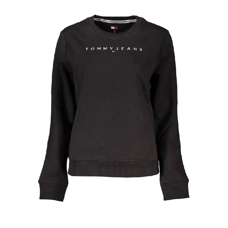 Sequined Knit TopsTommy Hilfiger Black Cotton Women Sweater