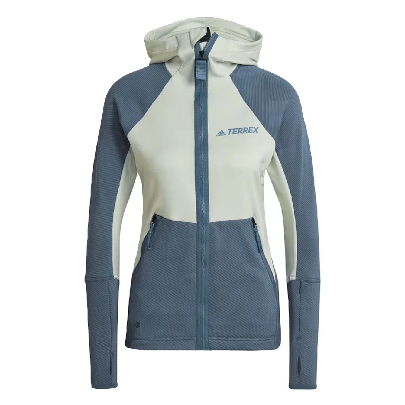 Festival Jacketsadidas - Women's Terrex Tech Flooce Hooded Hiking Jacket (HH9269)