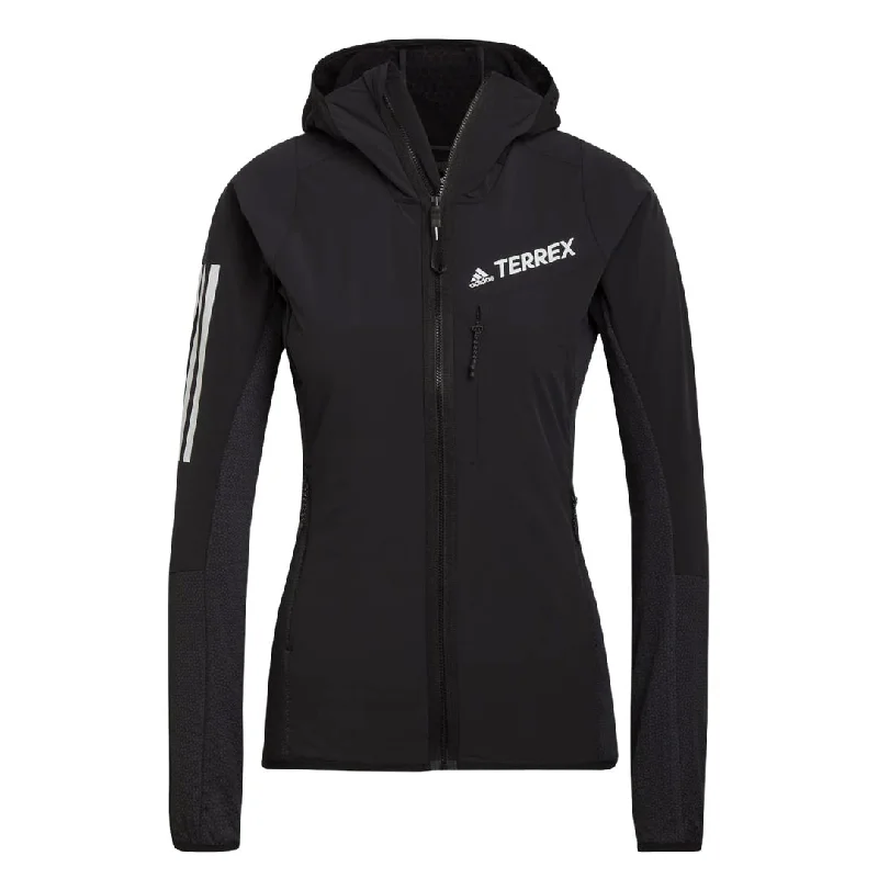 Limited Edition Jacketsadidas - Women's Terrex Techrock Flooce Wind Hooded Jacket (HF0727)