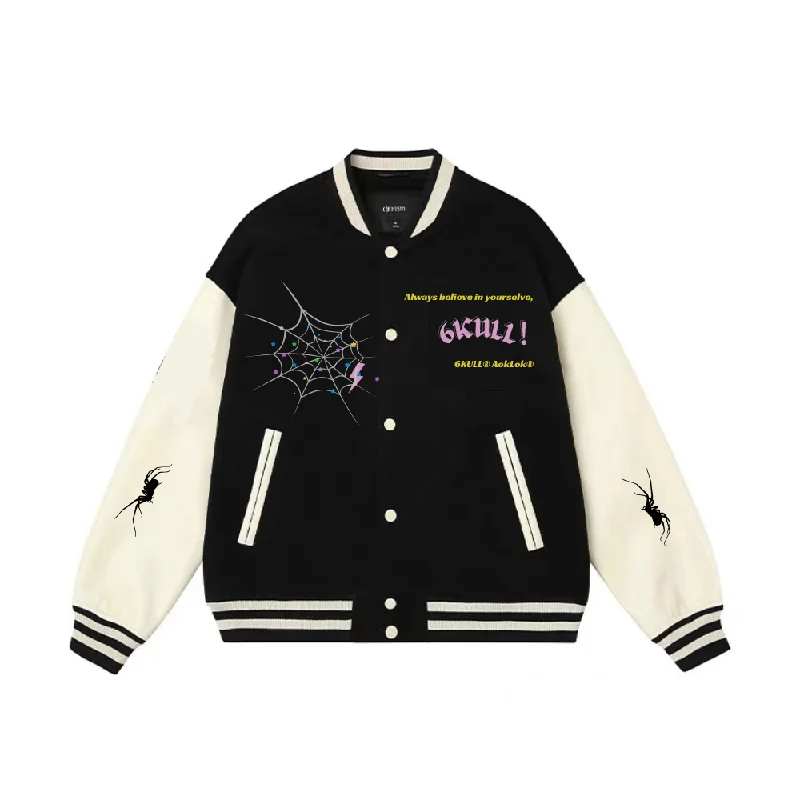 Varsity Jackets⚡AG Spider Varsity Baseball Jacket