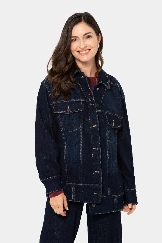 Sherpa JacketsAuthentic Denim Button Front Jacket