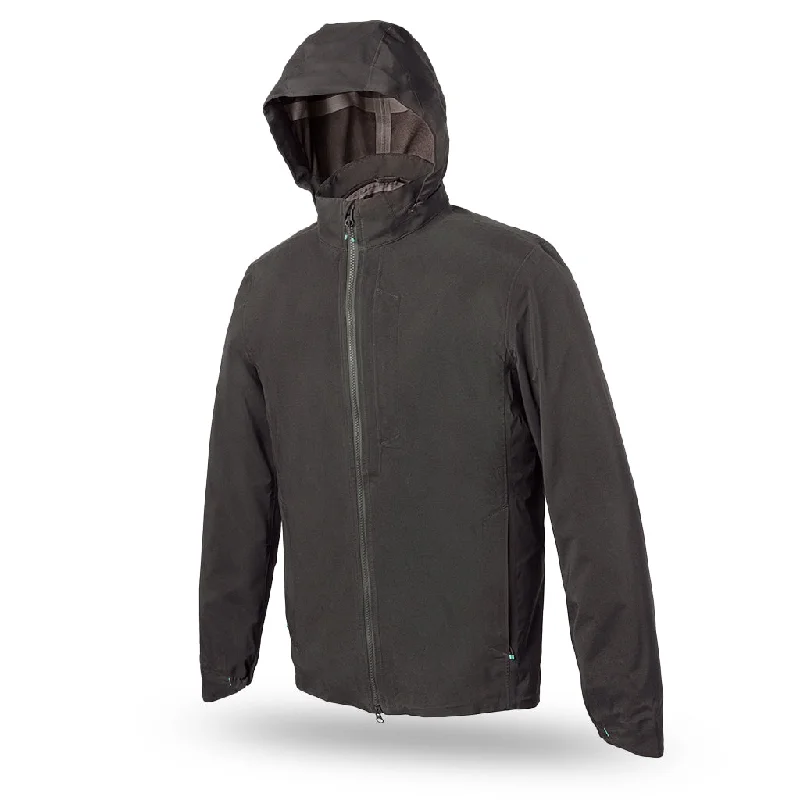 Track JacketsElements Jacket with Hood in Steel Gray