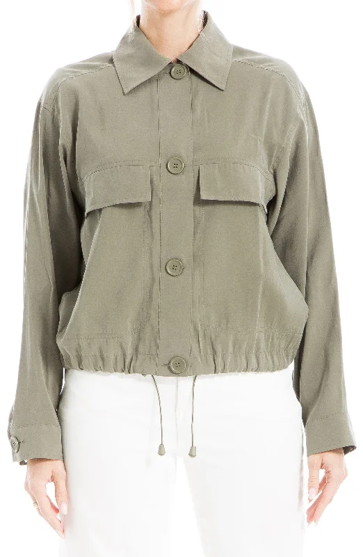 Sherpa JacketsMAX STUDIO Peached Twill Jacket