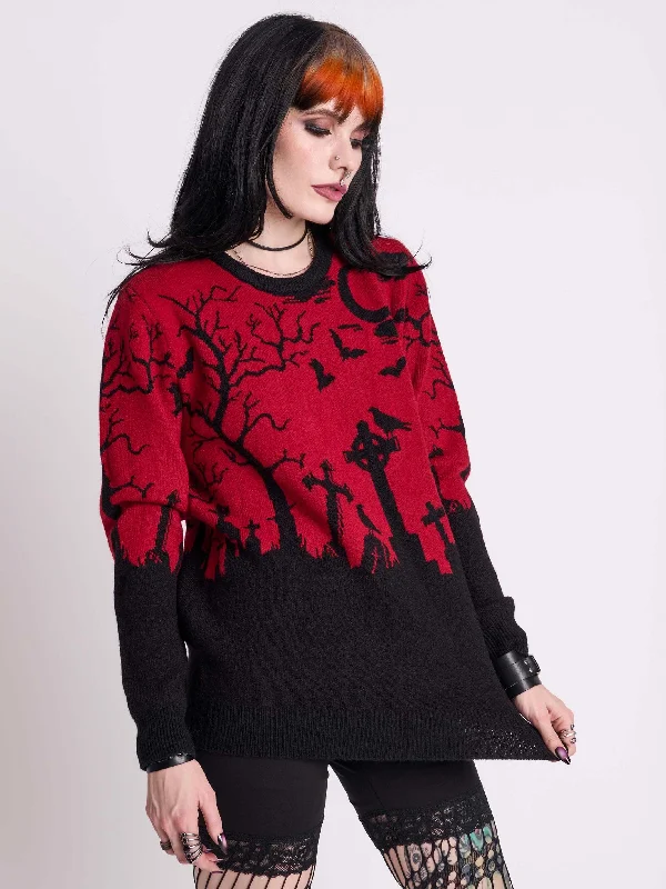 Alpaca Knit TopsMurder of Crows Sweater