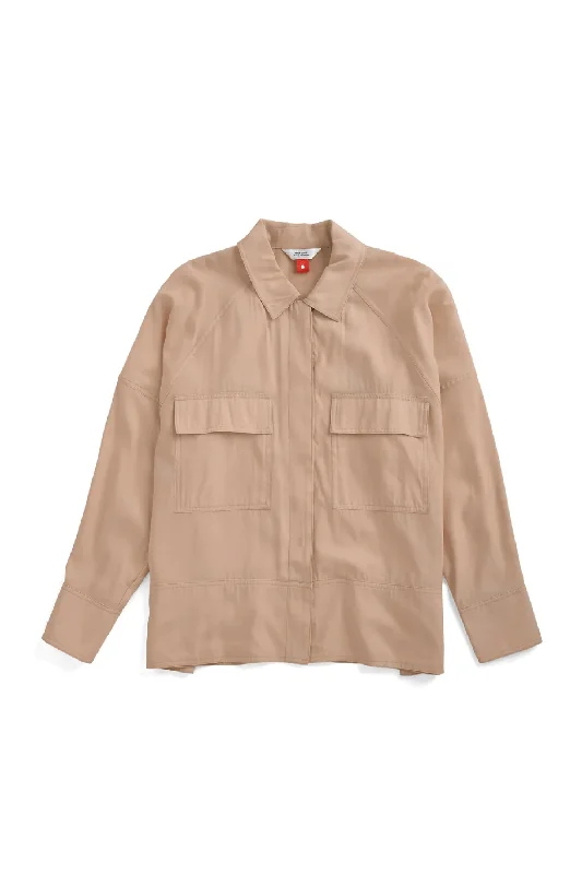 Hip-Hop JacketsRelaxed Shirt Jacket