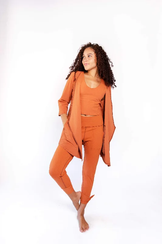 Ruffled JacketsRoam Free Jacket in Burnt Orange