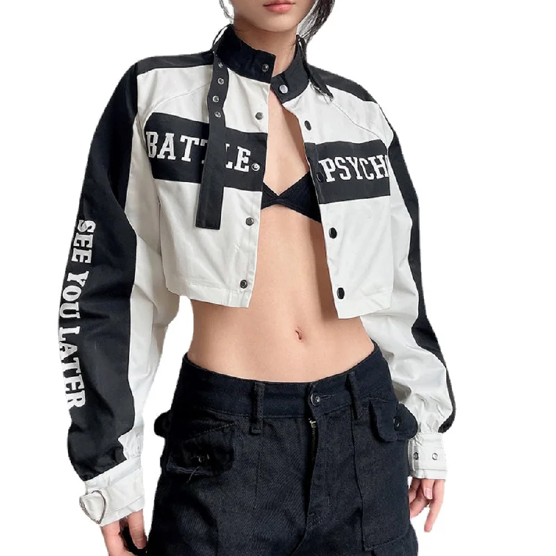 Casual JacketsWomen's Sexy Cropped Jacket