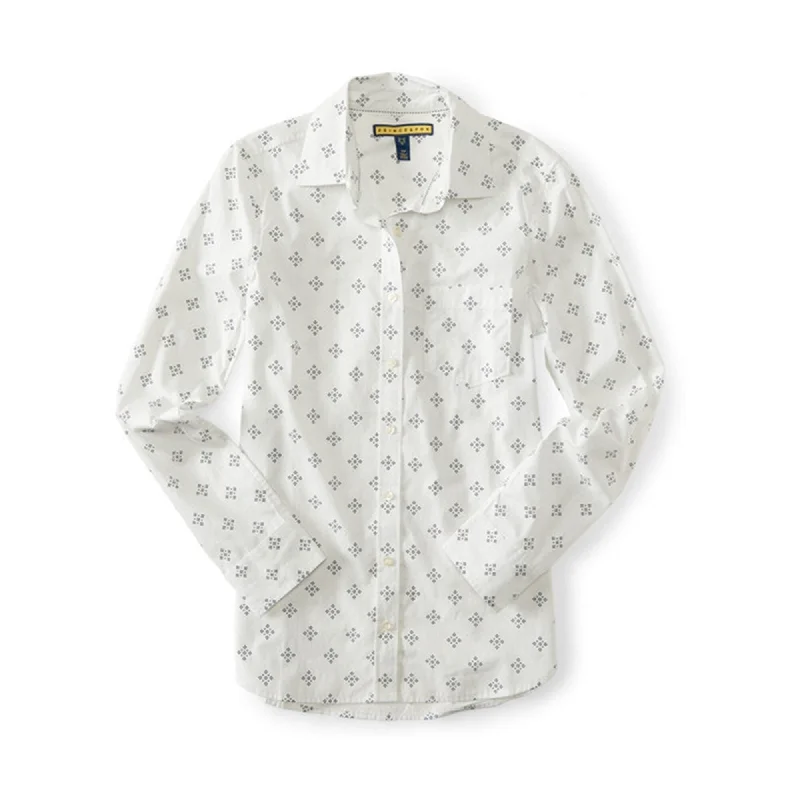 Artist ShirtsAeropostale Womens Dot Print Button Up Shirt