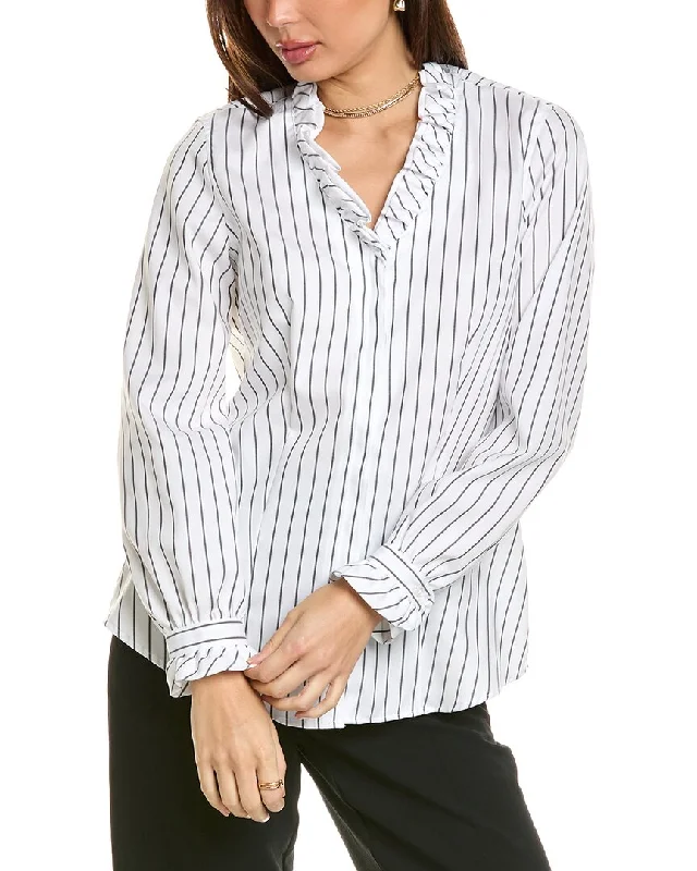 Luxury ShirtsAnne Klein Ruffle Shirt