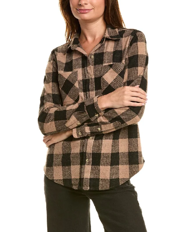 Striped Shirtsbeachlunchlounge Sally Brushed Flannel Shirt